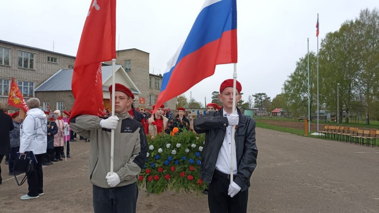Митинг, посвященный 80-й годовщине Победы над немецко-фашистскими захватчиками.